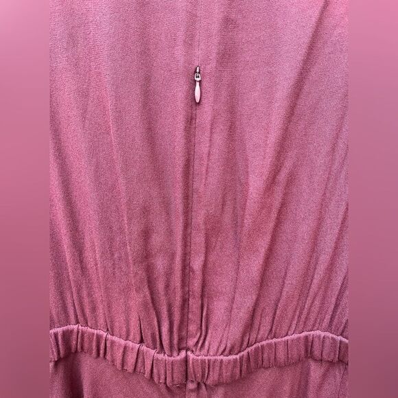 Reformation Danika Midi Dress color Prune XS - Picture 7 of 8